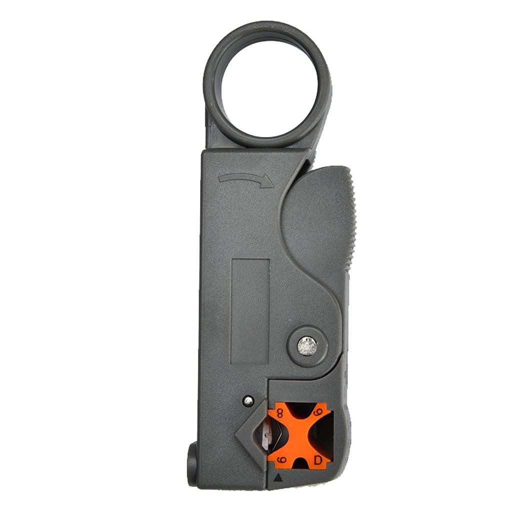 Koaxialkabelabisolierer Präzises Abisolieren Effizienter Komfortabler Griff Kunststoff-Drahtschneidwerkzeug