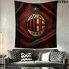 Ac Milan Crest Emblem Threepiece Set 1 Duvet Cover 2 Pillowcase Without Core Duvet Cover And Pillowcase Bedding Set Christmas Birthday Gift