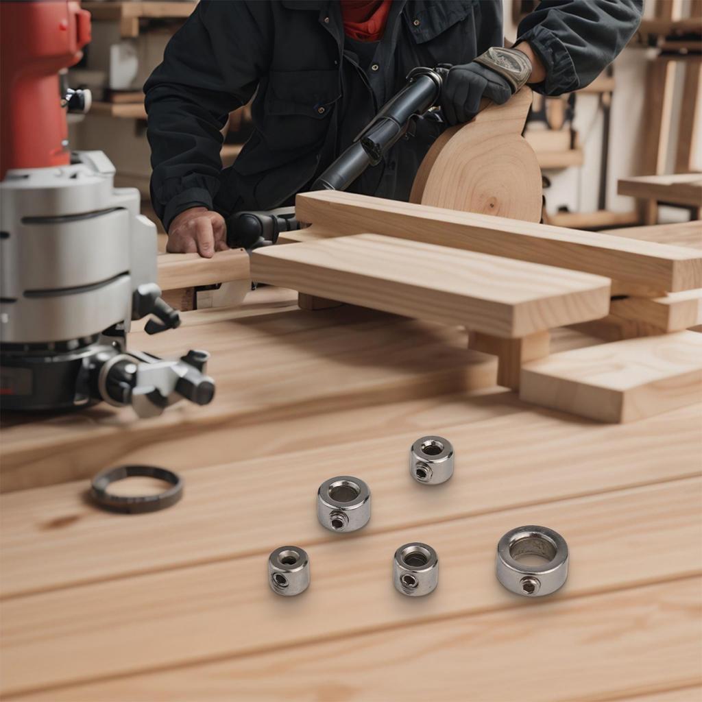 8 Sizes Available Drill Bit Positioner Stop Collar Set Depth Stop Collars