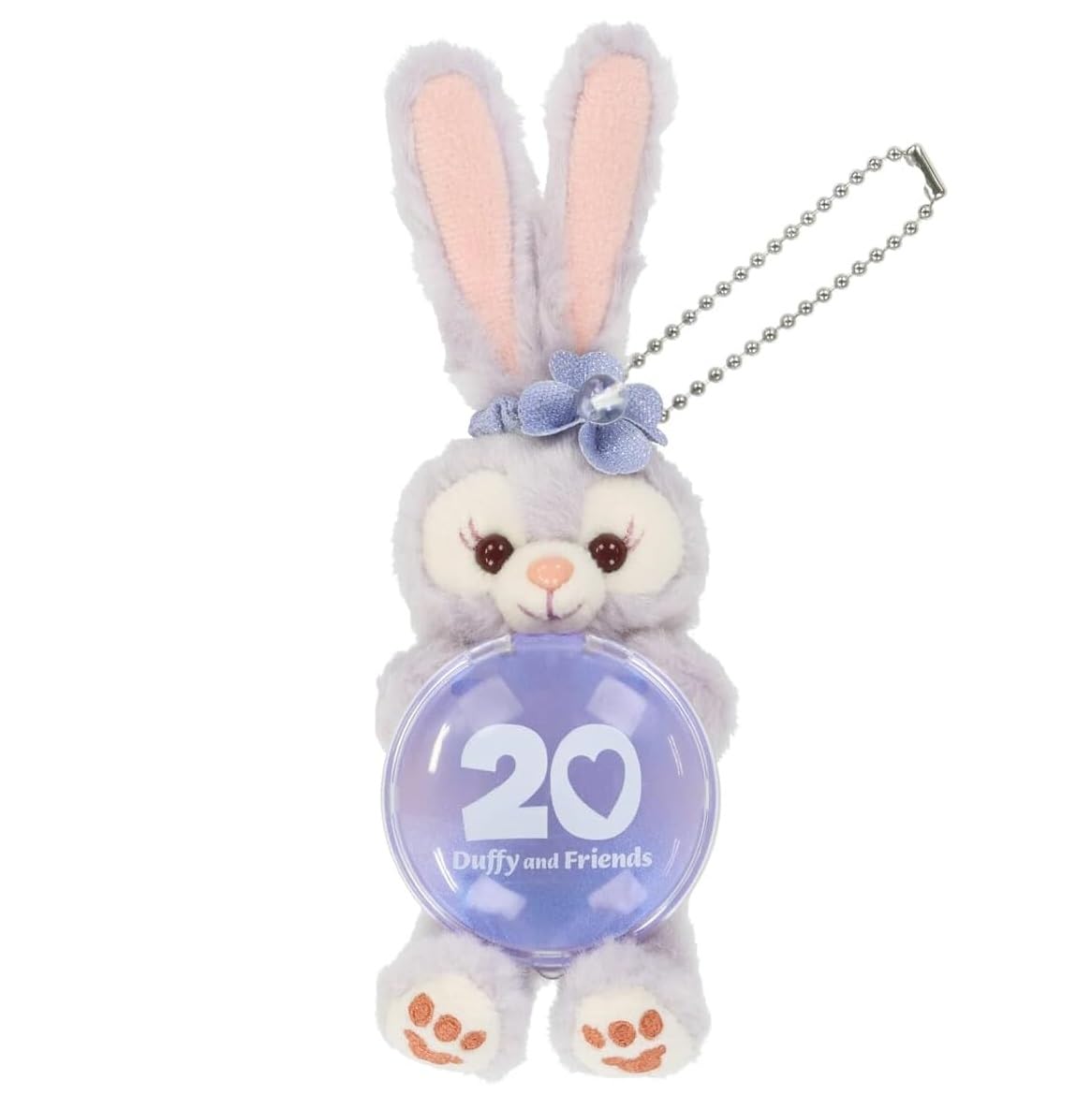 

Stella Lou Plush Charm, Duffy & Friends 20th Anniversary Colorful Happiness, Stella Lou Plush Strap, Keychain, Tokyo DisneySea Exclusive