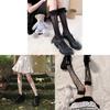 Lolita Lace Knee High Socks With Breathable Nylon For Girls And Teens