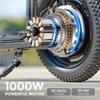 iScooter F7 Electric Scooter 1000W Motor 10.4Ah Battery 16'' Pneumatic Snow Tires 25KM/H Max Speed 64-72KM Range Adult Electric Scooters