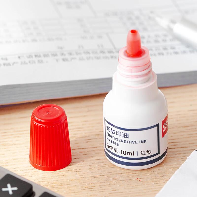 Deli 10ml Light-Sensitive Stamp Ink