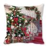 Merry Christmas Home Decoration  Cushion Cover  Bedroom Living Room Sofa  Pillow ,