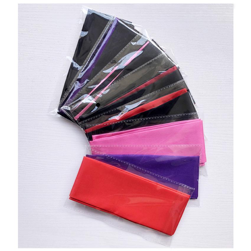 Black and Red Satin Erotic Eye Mask Blindfold for Adults