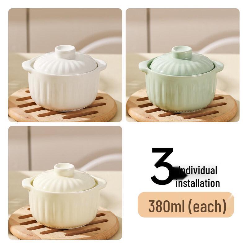 Ceramic Double-Handle Stew Pot
