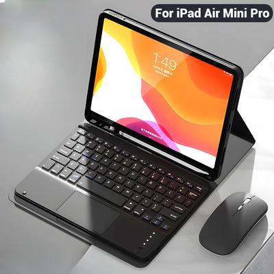 Tablet Klavye Kılıfı için IPad 10.2 7/8/9th Kapak için IPad Pro 11 10.5 Hava 4/5 IPad Kılıfı ile Bluetooth Klavye Deri Koruma Kapağı