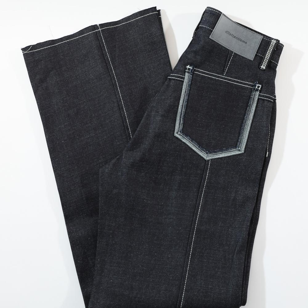 DILETTANTISME Overlock Pleated Wide Pants