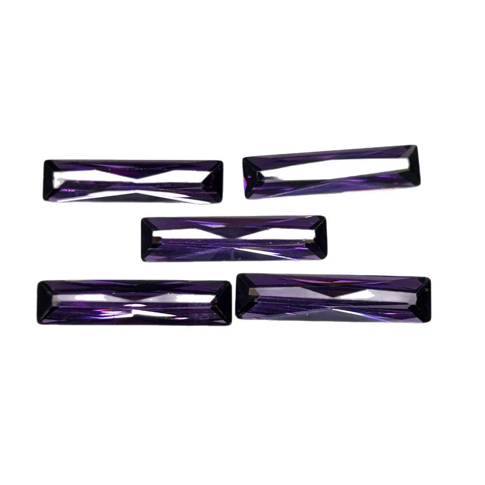 5A White Synthetic Cubic Zirconia Rectangle Stones for Jewelry DIY Accent