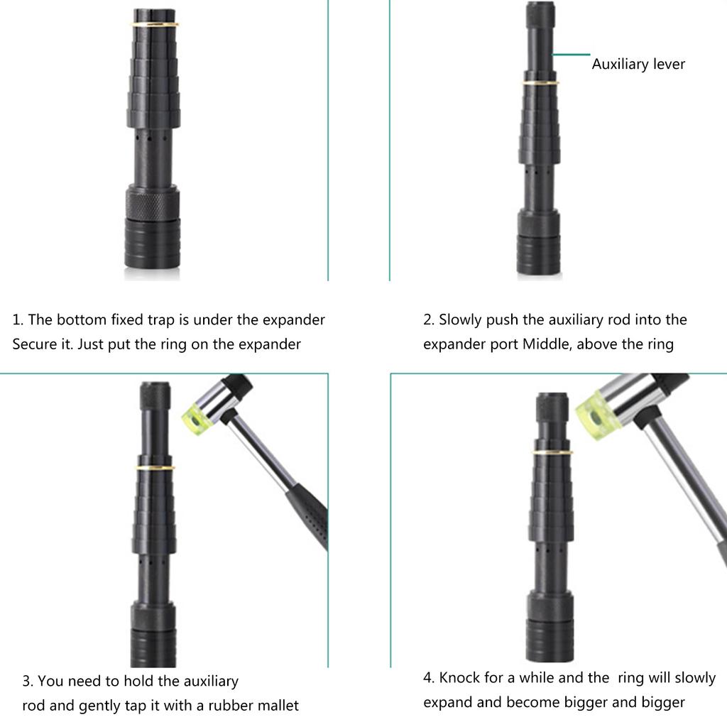 Rings Expanding Finger Rings Number Expander Rings Plastic Correction and Repair Gold Silver Rings Size Adjustment Tool