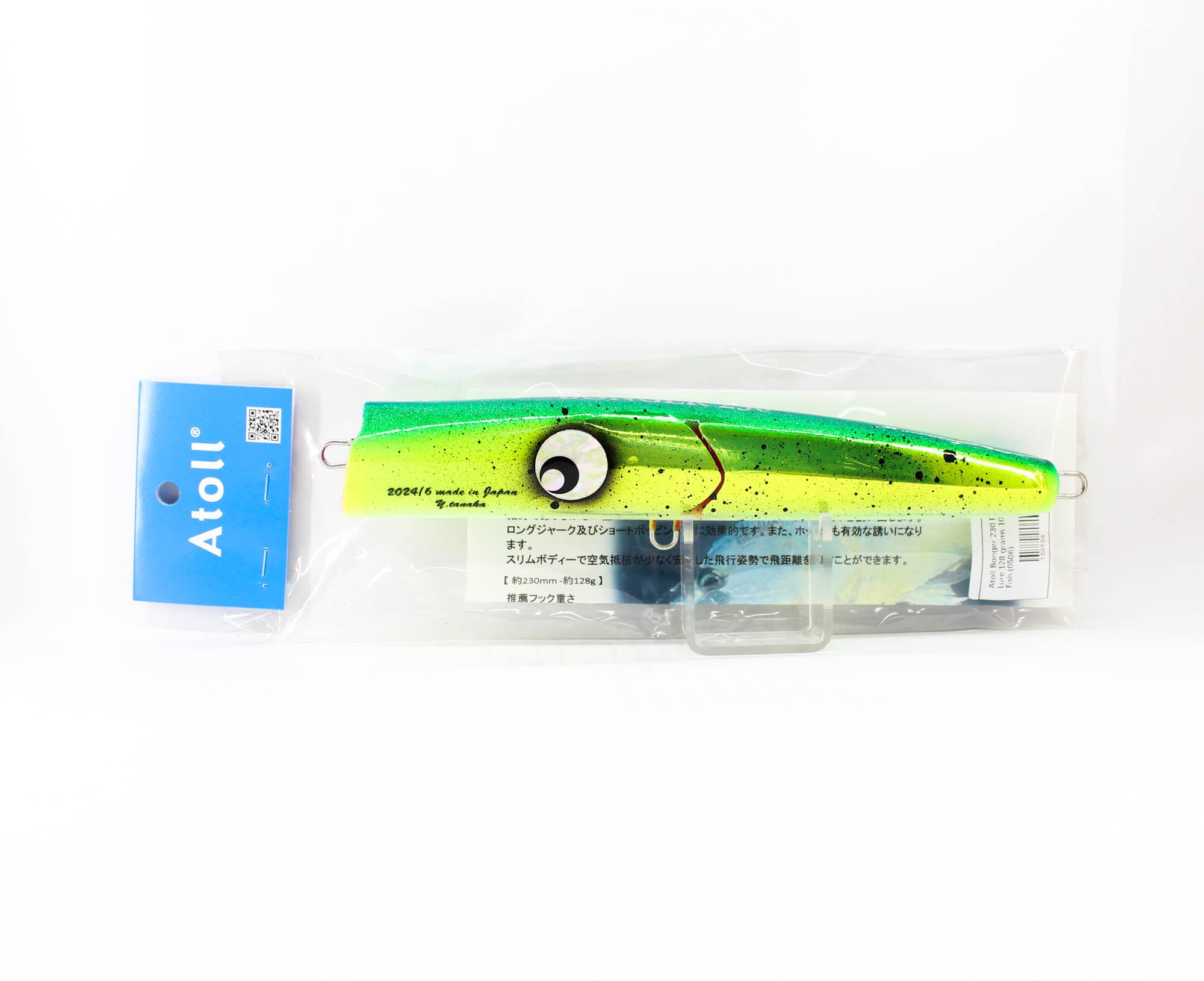 

Atoll Bonger 230 Floating Lure 128 grams 10 Dolphin Fish (0506)