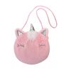 Children's Cartoon Cute Girl Unicorn Personality Design Colorful Fur Single-shoulder Crossbody Bag