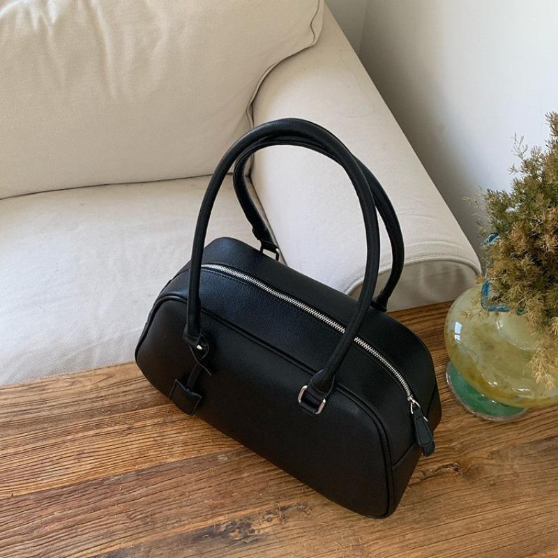 Niche Bowling Bag Women's New Trendy Retro Armpit Bag Large Capacity Portable Shoulder Briefcase