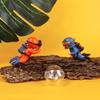 Luminous Green Mini Diver Kawaii Simulated Floating Frogman For Aquarium Ornaments Fish Tank Decoration Aquarium Accessories