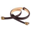 Metal buckle Leisure Zinc Zinc Alloy Thin waistband PU leather belt Skirt decorations Circle Waist Strap
