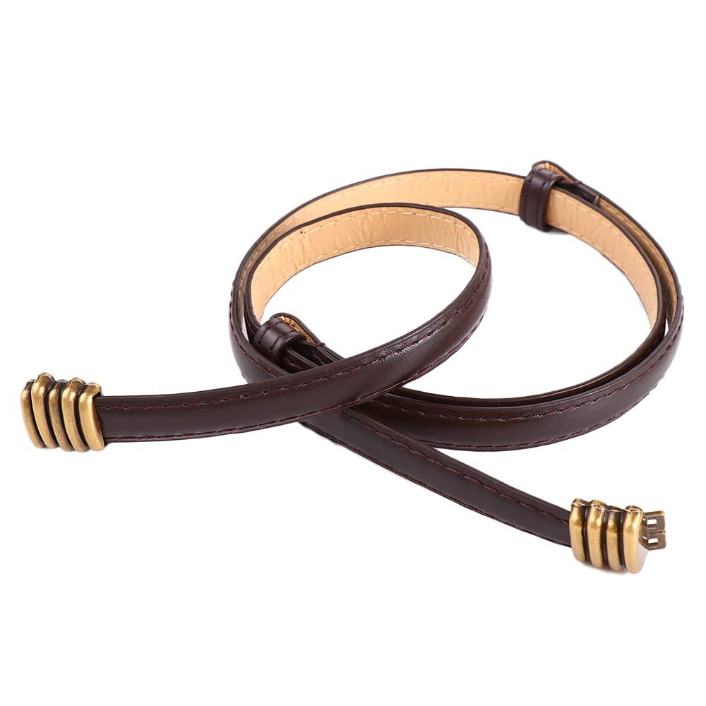 Metal buckle Leisure Zinc Zinc Alloy Thin waistband PU leather belt Skirt decorations Circle Waist Strap