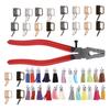 Key Fob Hardware 25mm/1.0in Tassel 24 Colors Practical Keychain Supplies for DIY Handicraft