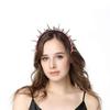 Edgy Spiked PU Headbands Unisex Punk Rock Hair Accessory For Concerts Daily Outfits