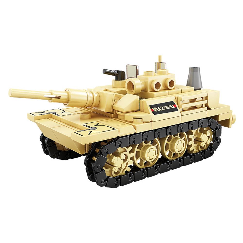 Military WW2 MOC Army King Tiger Tank 99A Main Battle Tanks M1A2 Tank Soldiers Building Blocks Bricks Set For Children Toys