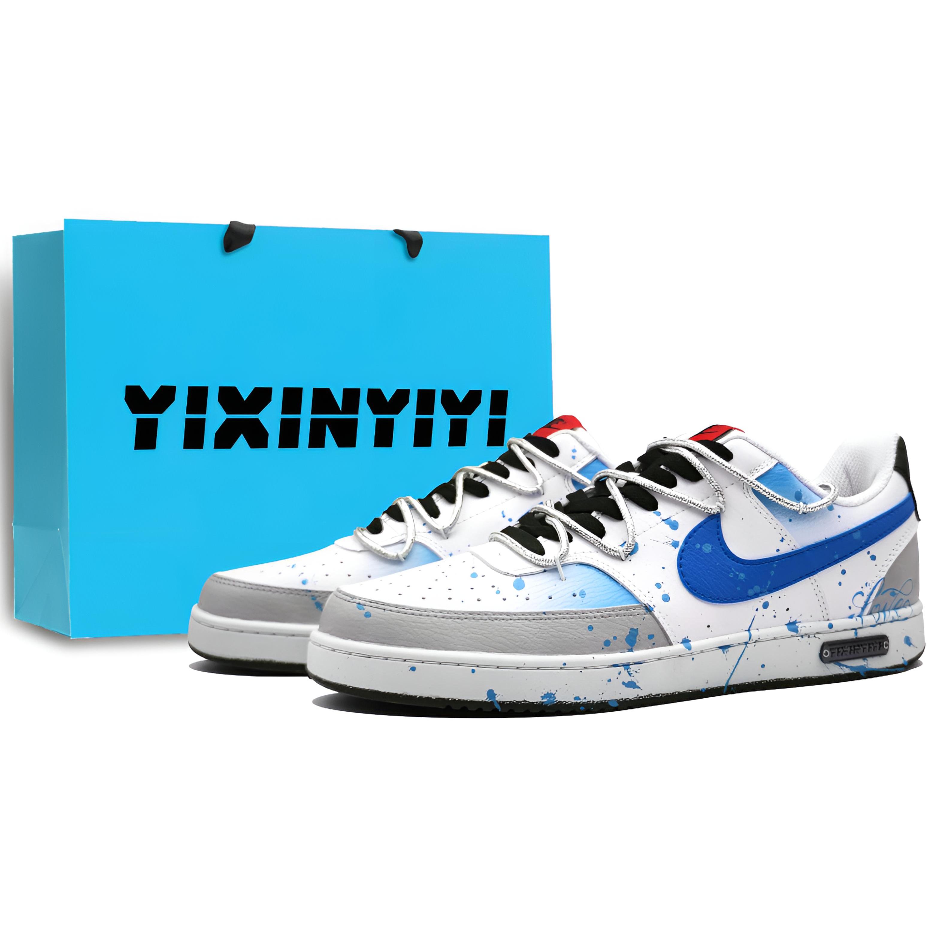 

Nike Court Vision 1 Abrasion Resistant Lightweight Wear resistant And Lightweight Low top Skateboard Shoes Men s DM1187-101(Team400-) 42.5