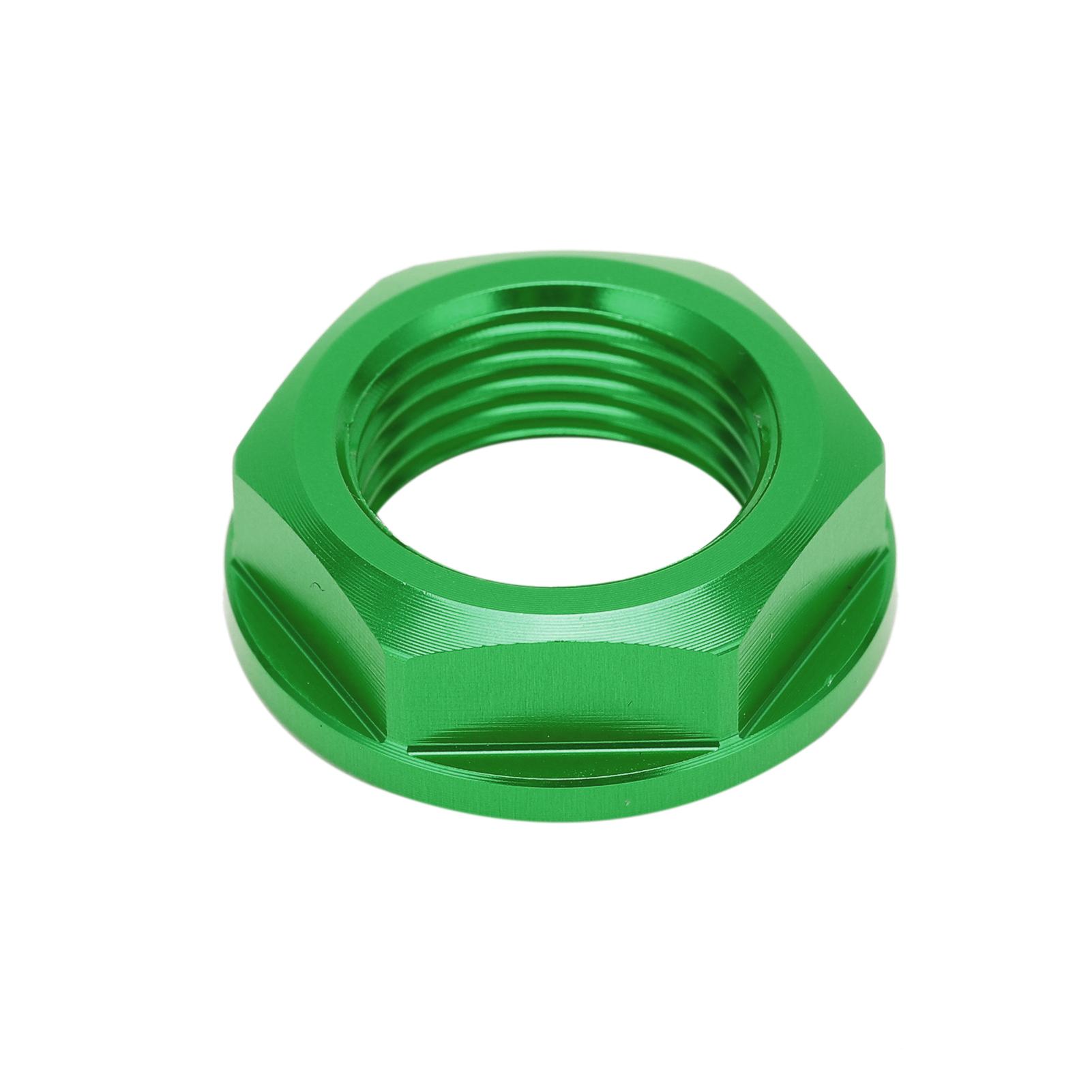 

Motorcycle Front Wheel Axle Nut M18x1.5 Aluminum Replacement for KAWASAKI KLX450R 0819Green зелёный