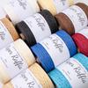300M Fil Tissé en Rafia Herbe de Coton Rafia Herbe de Papier Fait Main DIY Sac au Crochet Matériau Spécial en Paille Crochet