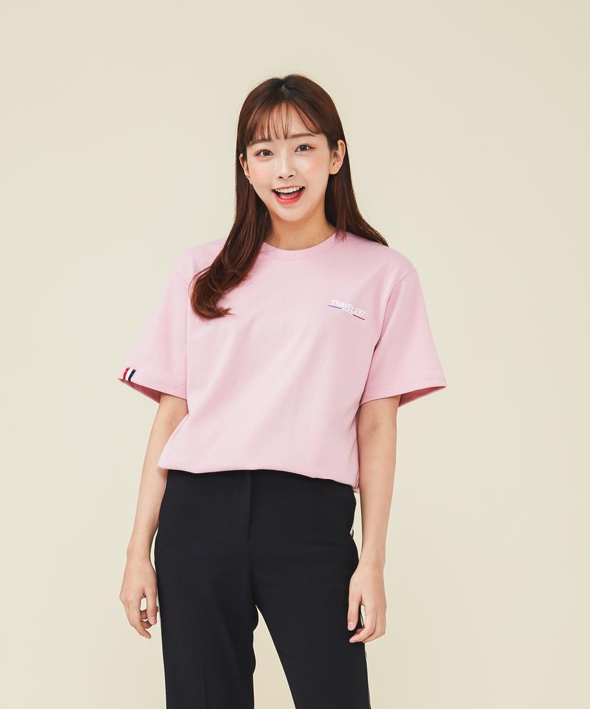 Teulaebeul237 Signature Short Sleeve (Pink)