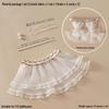 BJD Miniature Dollhouse Door Curtain - Lace Cotton Props