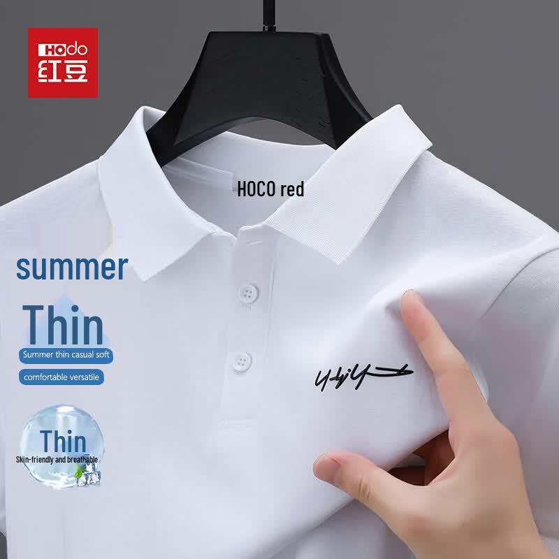 

Hodo Men s Cotton Blend Short Sleeve Polo Shirt L