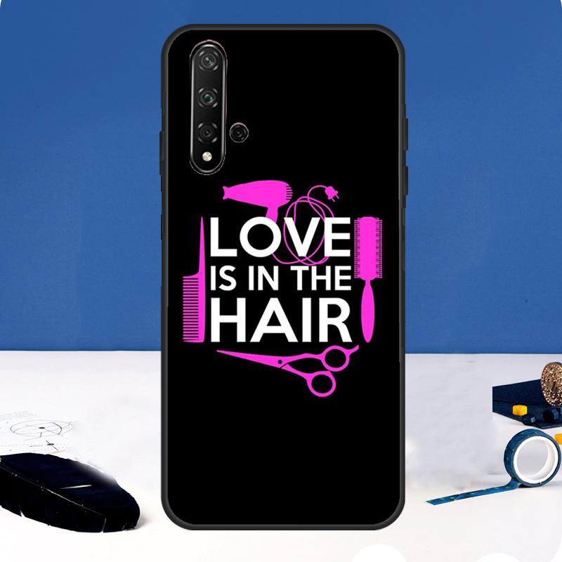 Hair Stylist Hairdresser Phone Case For Huawei Nova 11 Pro 11i 8i 3i 9 10 SE 5T Y60 Y61 Y70 Y90 Y91 P20 P30 P40 Lite