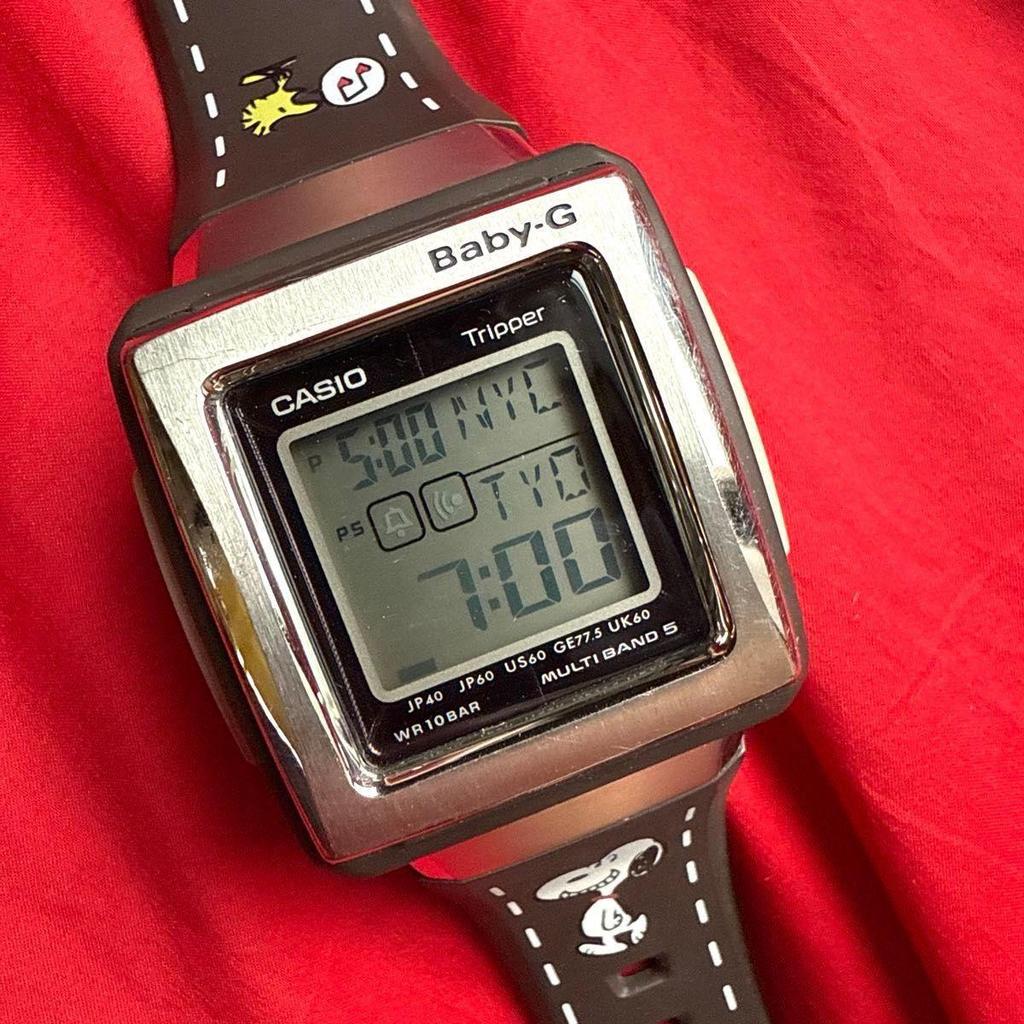 Used Rare! Limited Snoopy Baby-G SNOOPY Casio Digital Watch Baby-G CASIO Snoopy Watch
