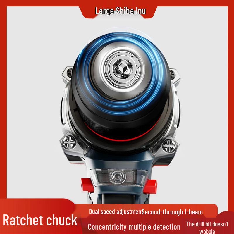 Rechargeable Brushless Lithium Electric Drill and Impact Screwdriver with Multifunctional Drilling and Fastening