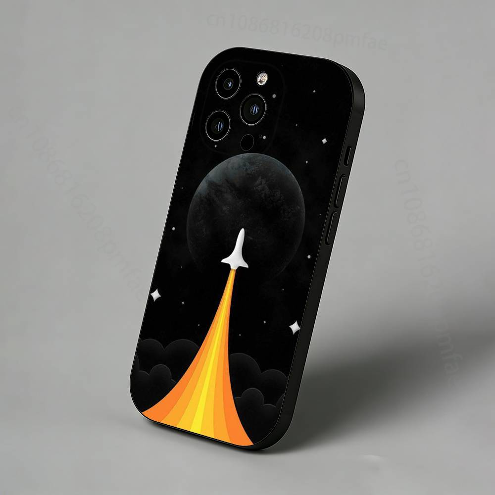

Deep Space Exploration Slim Back Phone Case for iPhone 17,16,15,14,13,12,11 Pro,Max,Plus,X,XS,XR,SE,Mini Protective Cover iPhone17promax