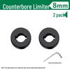 Tapered Countersink Drill Bit with Round Shank for Screw Installation and Woodworking Hole Opening