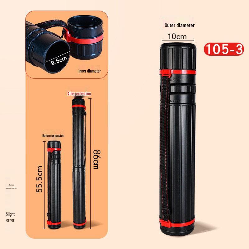 Telescopic Art Storage Tube for Drawings and Xuan Paper - Portable Plastic Painting Holder