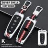5 Buttons Car Remote Control  Key Case Cover Shell Fob For Ford Escape Focus C Max Kuga Edge Explorer Taurus Keyring Accesories