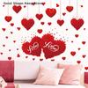 Valentine's Day Festive Party Atmosphere Decorations For Heart Shaped Wall Window Stickers Home Party Shop Restaurant