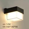 Hot Sale Good Quality Black Bedroom Bedside Wall Lamp Living Room Outdoor Waterproof LED Acrylic Ceiling Column Light