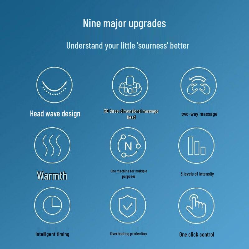 AUX Cervical & Shoulder Massager Pillow with Heat