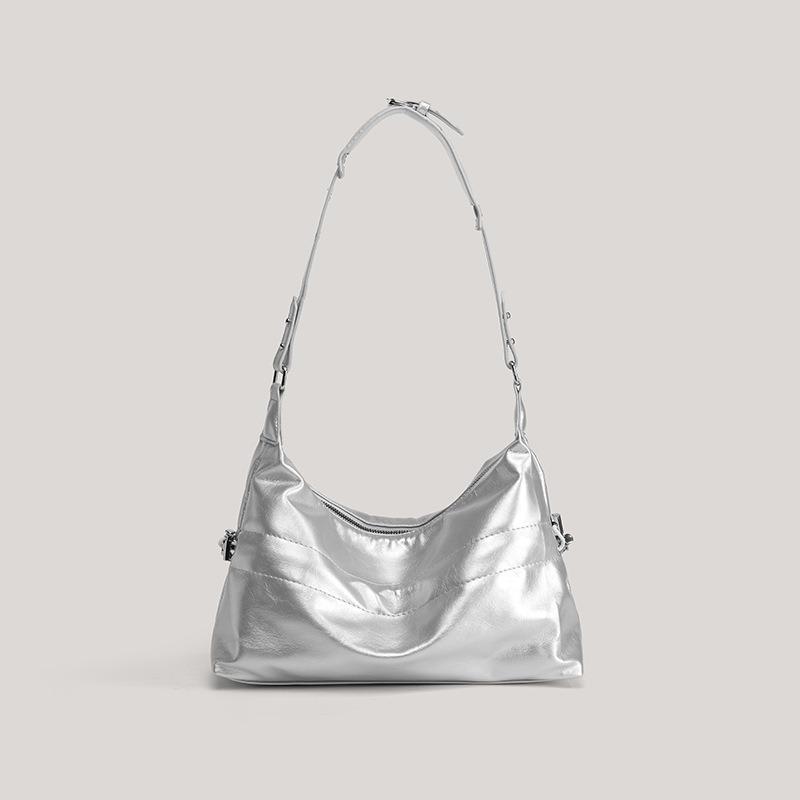 Niche Design Commuting Outgoing Daily Shopping Tote Bag 2025 Autumn Large Capacity Underarm Single Shoulder Crossbody Bag