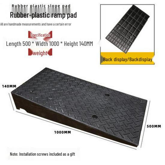 Rubber Speed Bump & Threshold Ramp for Home and Car