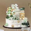 29 Pcs Bear Cake Topper Baby Shower Cake Decorations Cute Bear BABY Letter White Foam Balloon for Baby Shower Cake Topper Kids