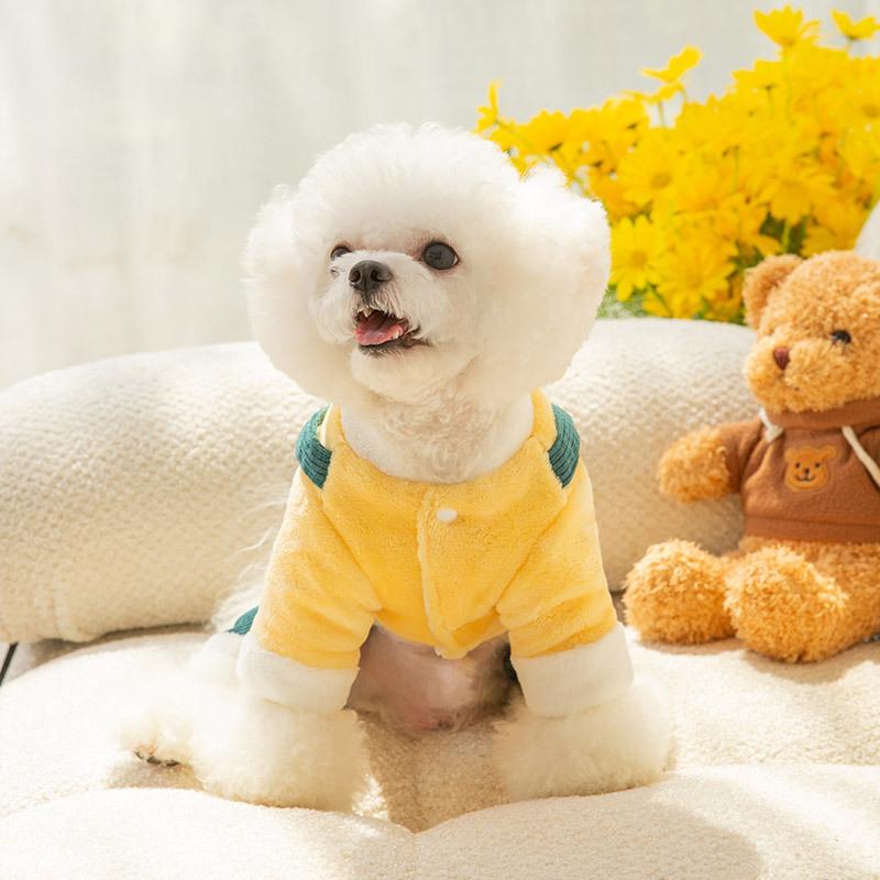Autumn and winter dog clothes can lead the bear Teddy Bigbear Pomeranian cat Schnauzer small dog pet clothing