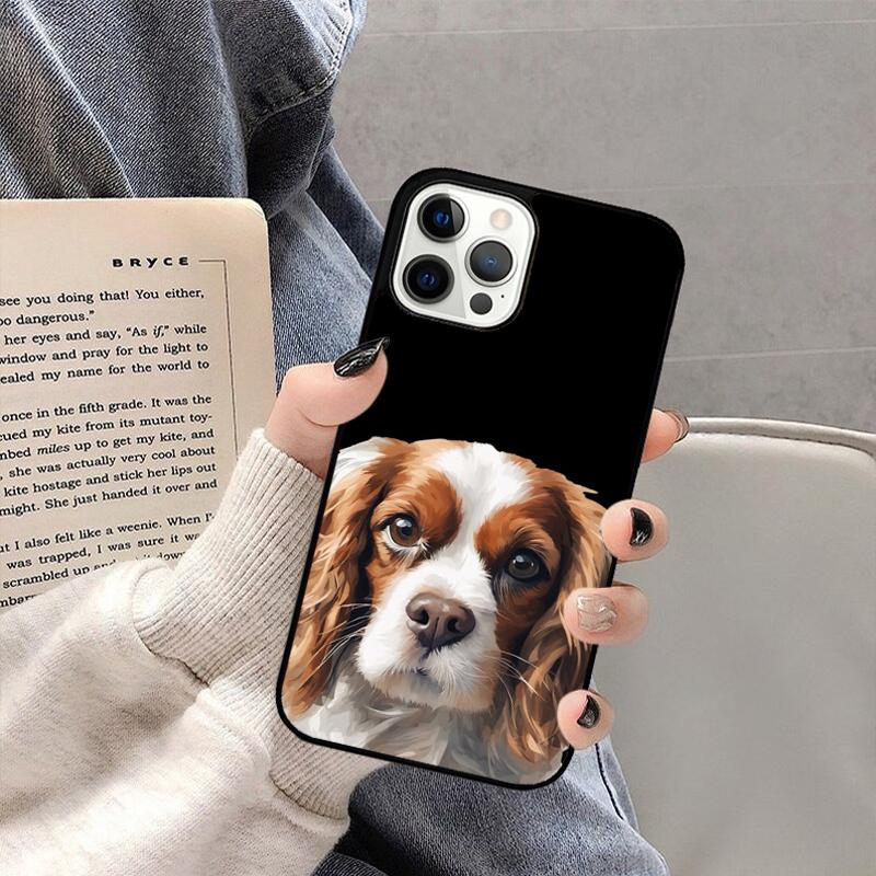 Cavalier King Charles Spaniel Dog Phone Case Cover For iPhone 17 Air 16 15 14 Plus 11 12 13 Pro  Max Coque Cover Shell