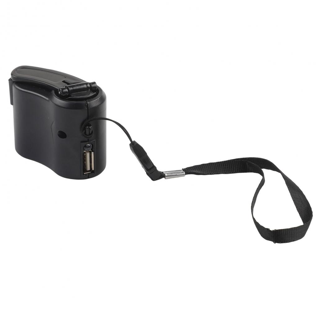 Hand Crank Charger Manual Dynamo USB Generator Easy To Carry