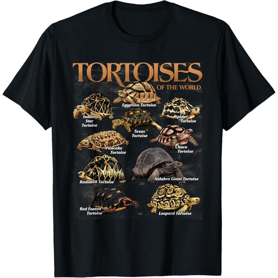Черепахи Животные Мира Образовательная Футболка для Любителей Морских Черепах S