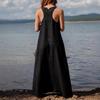Supply Europe and the United States New Style Solid Color Summer Sleeveless Backless New Design Women's Dress Women