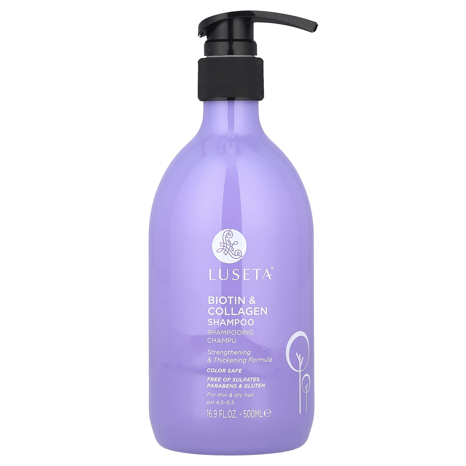 

Biotin & Collagen Shampoo, For Fine, Dry Hair, 500Ml (16.9Fl Oz)