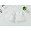 Women Lace Detachable Sleeve Fake Cuffs Pleated Flare Sleeve False Cuffs Female Ruffles Wristband Decorative Accessory