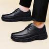 Leather shoe Outdoor Casual Men Shoes lace up Adult Black dress Autumn Winter shoes Wear-Resisting big size 48 49 50 51